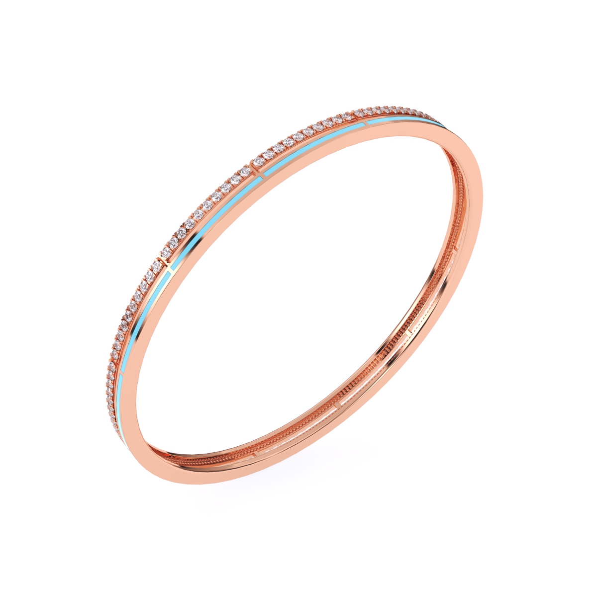 Fancy Lab Grown Diamond Bangle